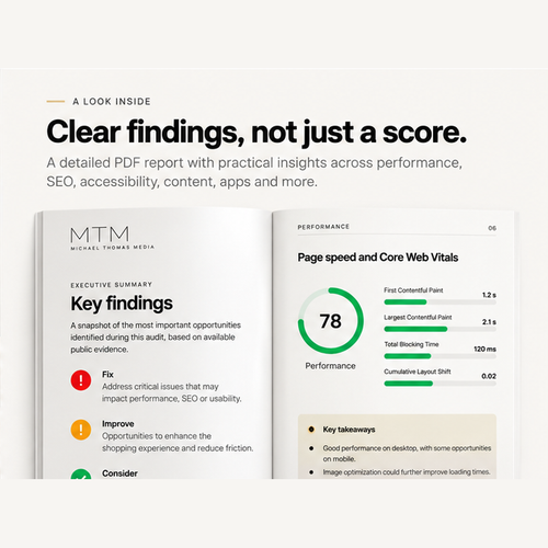 Shopify Store Audit | Shopify Impact Report