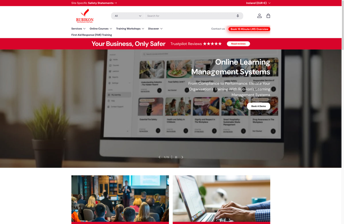 Rubikon Shopify storefront