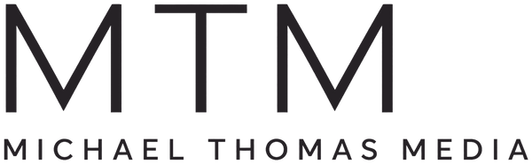 Michael Thomas Media logo with stylised MTM initials